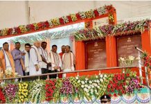 Dharmendra lays foundation stone for LPG Bottling Plant & POL terminal in Bokara
