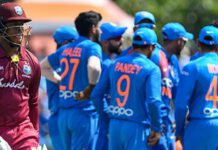 India wins by 6 wickets against West Indies in 1st T20I