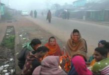 Light rain fall, chilly weather hits normal life in Odisha