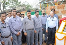 BIPF constructs Cycle Stand at Agrahat Saraswati Sishu Mandir in Choudwar
