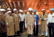 Dharmendra visits SAIL-Bhilai, reviews ongoing works