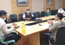 Odisha Higher Education Minister Dr Arun Sahoo holds talks with VCs on Examination issues
