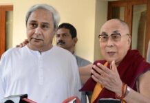 Naveen Patnaik wishes His Holiness Dalai Lama on his Birth Day
