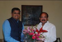 Baijayant Panda Congrats VP M Venkaiah Naidu on Completion of 3 Years in Office