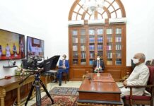 Prez virtually unveils a portrait of Vajpayee Ji at ICCR Headquarters