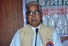 Rajya Sabha MP Dr Sasmit Patra pays an emotional tribute to Party Veteran Nari Swain