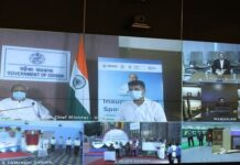 Naveen inaugurates Indoor Stadium at Hinjlicut in Ganjam