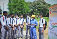 Oil India Limited organizes study visit for school students to a Sucker Rod Pump