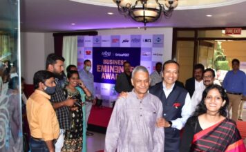 Naveen Jindal addresses Dharitri OrissaPOST Business Eminence Awards Ceremony -2022 in City