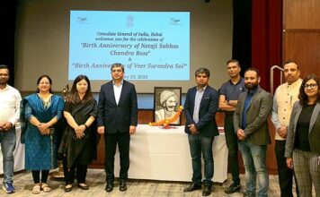 Netaji-Veer Surendra Sai Jayanti commemorated at the Indian Consulate in Dubai