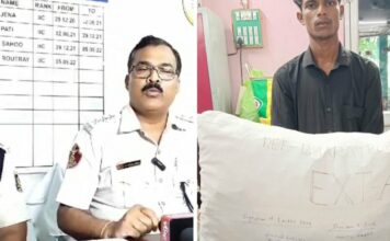 Bharatpur PS Case No-424, accused Contraband Ganja Trader arrested, 21kg 650grams of Contraband Ganja seized