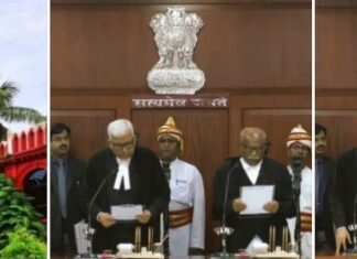 Justice Sibo Sankar Mishra and Justice Ananda Charan Behera take oath as Orissa HC Judge