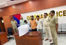 Saheednagar PS Case No-136, four arrested, 20 Kg 800 Grams of Ganja seized