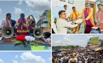 Raising Odia Asmita and Swabhiman in Biju Babu’s Karmabhoomi, Baijayant Panda Files Nomination Papers for Kendrapara Parliamentary Seat for the 4th consecutive Times
