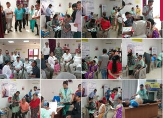 General Health Checkup and Consultation Camp hoste by Aariona Foundation held at Om Cottage, Gangapatna in Bhubaneswar