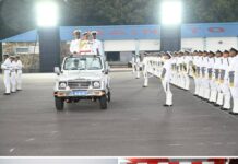 Passing Out Parade of 02/25 batch held at INS Chilka marking the successful culmination of 16 weeks of ab-initio training