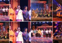 Second evening of the International Kharavela Festival on the occasion of Khandagiri Kumbh Mela, Padma Shri Sachi Routray’s Chota Moro Gaon Ti Dance and Gootipu Dance captivated the crowd on a cold night