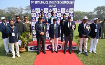 74th State Police Athletic Championship – 2026 inaugurated at the Reserve Police Ground in Buxibazar, Cuttack by Binaytosh Mishra DGP, Crime Branch