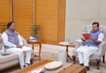 Odisha CM Mohan Charan Majhi meets BJP National President Nitin Nabin