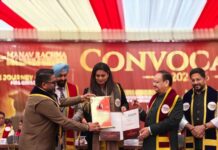 590 Students Across Disciplines Conferred Degrees at Manav Rachna Convocation 2025–26