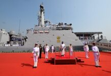 President Droupadi Murmu witnessed the International Fleet Review at Visakhapatnam, Andhra Pradesh