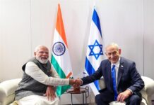 PM Modi, accompanied by the PM of Israel, Benjamin Netanyahu, visited an exhibition showcasing pioneering Israeli innovations across several sectors