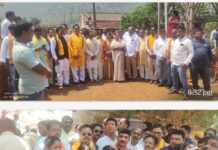 On the instructions of State President Manmohan Samal, a high-level delegation of BJP visited Sijmali area under Kashipur block of Rayagada district and observed the actual situation, Mining lease in Sijimali area under Kashipur block of Rayagada district was awarded in 2023 by the previous BJD government