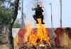 To mark the successful completion of training of Air Force Special Forces operatives of ‘Garud’ force, Maroon Beret Ceremonial Parade was held