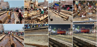 Rathakhala: Chariot making work Day 35-Rupkar Sevaks have completed carving the 33-letter form of the Sal Guj three times and have continued carving the 8-letter form of the Tikh Guj three times