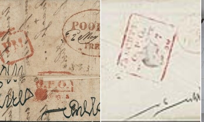 Two pre-stamp era postal covers posted from Odisha have fetched record prices in an recent auction held by the Siegel Auction Gallery of USA