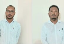 Keshab Subudhi, Junior Engineer, Bhapur RW Section, Nayagarh along with his associate Ashutosh Baliarsingh ( Private Individual) apprehended by Odisha Vigilance while demanding and taking bribe Rs. 1,36,000 from a Contractor in lieu of clearing bills of the construction and maintenance work under MMSY( Mukhya Mantri Sadak YOJANA) for the year 2021–22 in Khandapara area of Nayagarh district and to refund the security deposit
