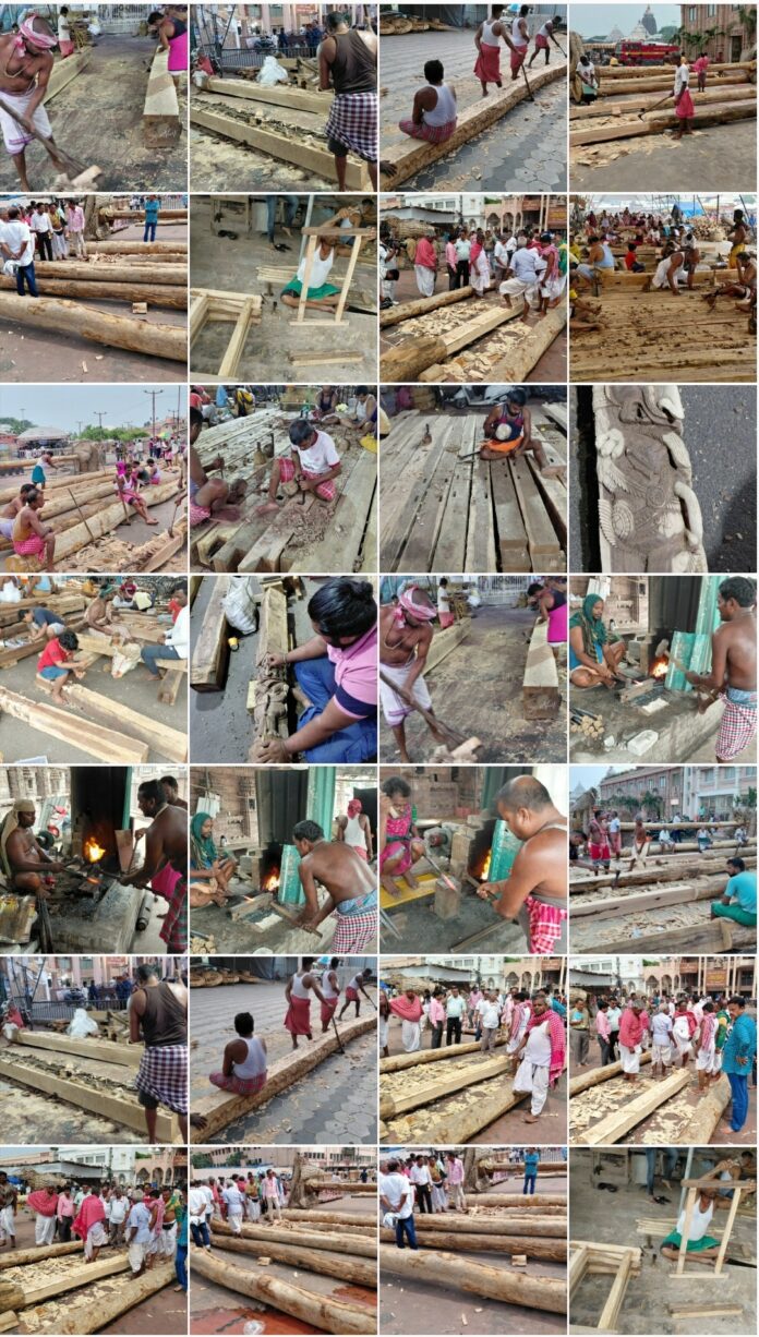 Rath Khala: Chariot making work* *Day 29*