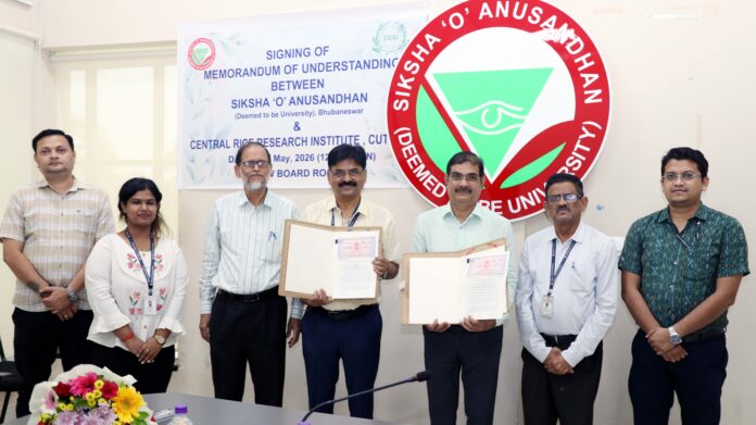 mou with ICAR-CRRI