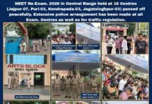 NEET Re-Exam 2026 conducted today across the Central Range at 16 examination centers without any untoward incident