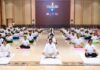 International Yoga Day celebrated at Lok Bhavan-Governor and first lady of the state practiced yoga