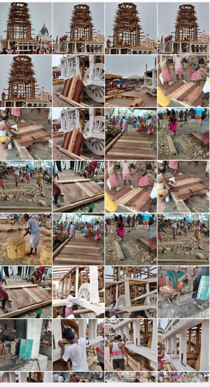 Rathakhala Chariot making work Day 60