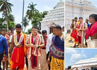 IGP Central Range Dr. Satyajit Naik Reviews Preparedness at Alarnath Temple for Upcoming Post-Snana Purnima Darshan