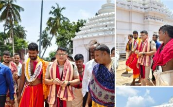 IGP Central Range Dr. Satyajit Naik Reviews Preparedness at Alarnath Temple for Upcoming Post-Snana Purnima Darshan