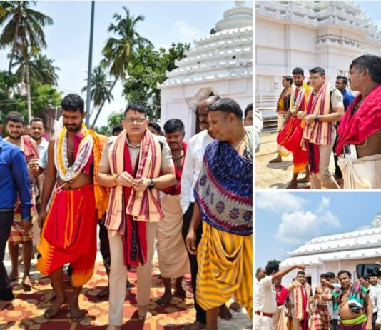 IGP Central Range Dr. Satyajit Naik Reviews Preparedness at Alarnath Temple for Upcoming Post-Snana Purnima Darshan