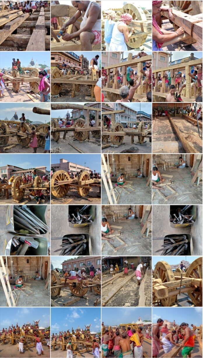 Rath Khala: Chariot making work Day 43