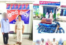 Khordha police identify 3 excise cases, seize liquor and motorcycle