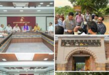 Monthly review meeting of the Chief Administrator of Shrimandir
