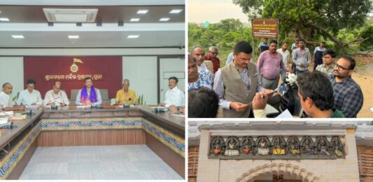 Monthly review meeting of the Chief Administrator of Shrimandir