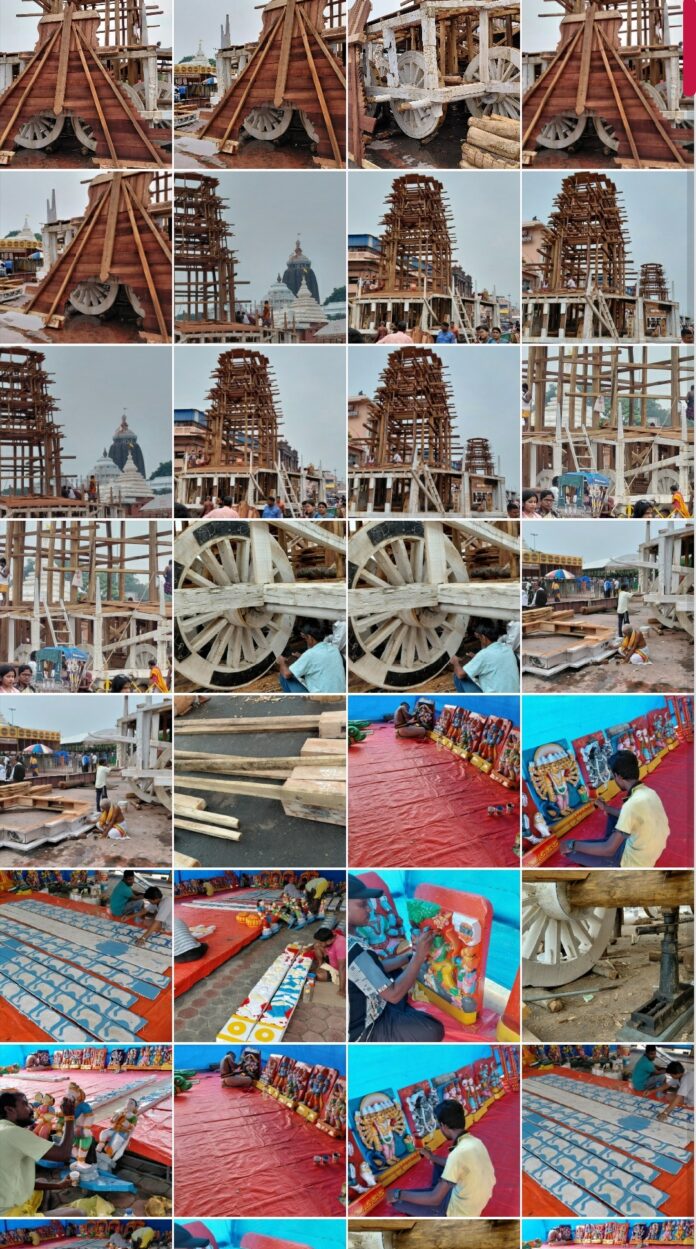 Rathakhala: Chariot making work Day 61