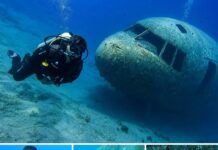 94 feet beneath the Red Sea: Priyadarshee dives through a sunken 300-seater Lockheed TriStar passenger jet