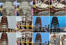 Rathakhala: Chariot construction work Day -64-painters have continued painting the lotus petals on the three chariots, along with the legs of the charioteers, the idols of the gods and goddesses on the sides of the chariot, and the wheels and bars of the three chariots