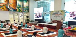 Ministry of Coal and the Ministry of Mines jointly celebrated the 12th International Day of Yoga (IDY) 2026 with great enthusiasm and participation at GPOA-3, Netaji Nagar New Delhi