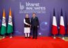 PM Narendra Modi held bilateral talks with the President of France, Emmanuel Macron, at Villa Kerylos in Nice