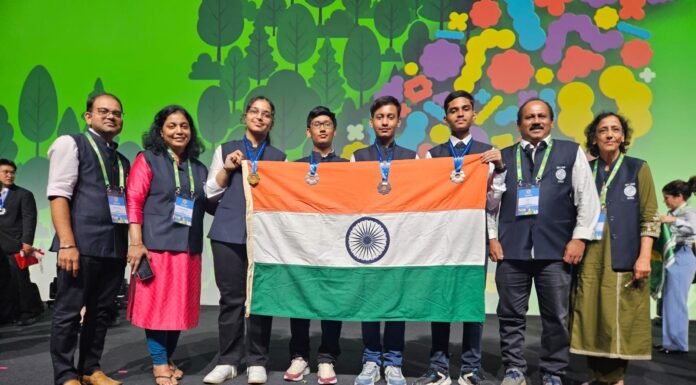 Indian Team won 1 Gold and 3 Silver Medals at the 37th International Biology Olympiad 2026 in Vilnius, Lithuania
