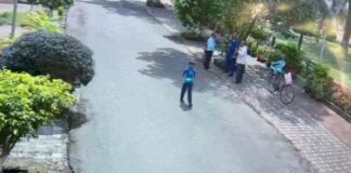 CCTV footage revealed that the girl managed to come out of the school before school closing time and was seen moving alone towards Children Park, Police line.